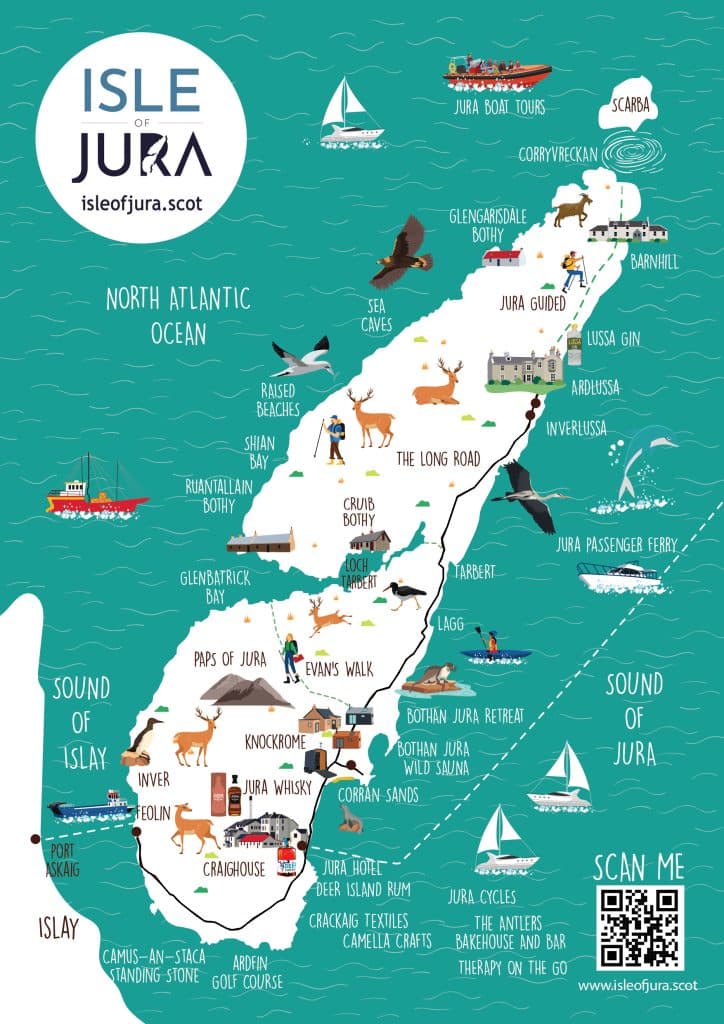 Isle of Jura Map
