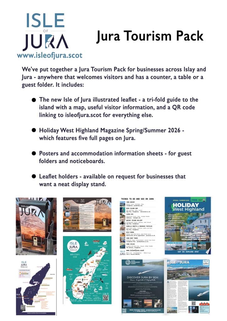 Jura Tourism Pack 2026 front page